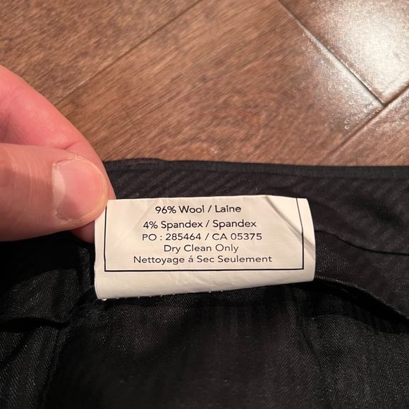 Kenneth Cole AWEARNESS Men's Dress Pants Trousers 36 Wool Blend Gray - Picture 9 of 9